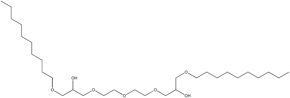 11,15,18,21,25-Pentaoxapentatriacontane-13,23-diol Struktur