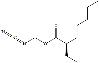 (R)-1-(Azidomethyl)pentyl=butanoate Struktur