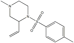 1-Methyl-3-vinyl-4-tosylpiperazine Struktur