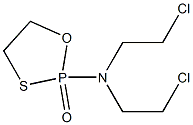 2-[Bis(2-chloroethyl)amino]-1,3,2-oxathiaphospholane-2-oxide Struktur