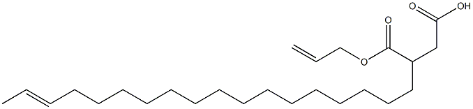 3-(16-Octadecenyl)succinic acid 1-hydrogen 4-allyl ester Struktur