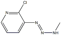 1-(2-Chloro-3-pyridyl)-3-methyltriazene Struktur