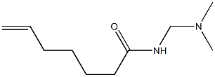 N-[(Dimethylamino)methyl]-6-heptenamide Struktur