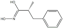 [R,(-)]-2-Methyl-3-phenylpropanehydroximic acid Struktur