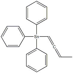 1,2-Butadienyltriphenylstannane Struktur