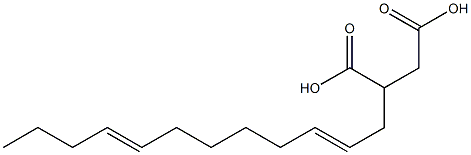 (2,8-Dodecadienyl)succinic acid Struktur