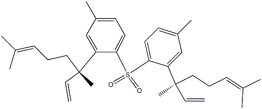 [[1S,(+)]-1-Ethenyl-1,5-dimethyl-4-hexene-1-yl](4-methylphenyl) sulfone Struktur