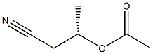 Acetic acid (S)-1-(cyanomethyl)ethyl ester Struktur