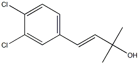 (E)-3-(3,4-Dichlorophenyl)-1,1-dimethyl-2-propen-1-ol Struktur