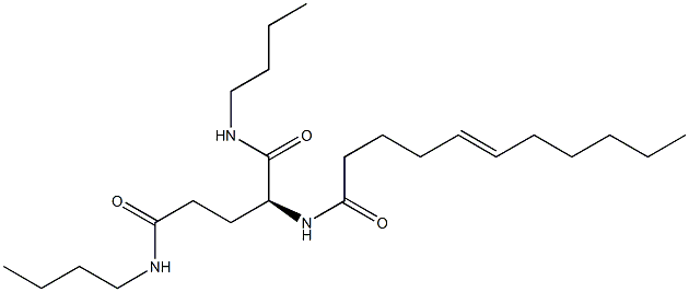 N2-(5-Undecenoyl)-N1,N5-dibutylglutaminamide Struktur