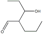 3-Hydroxy-2-propylpentanal Struktur