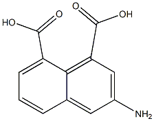 3-Amino-1,8-naphthalenedicarboxylic acid Struktur