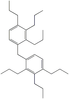 4,4'-Methylenebis(1,2,3-tripropylbenzene) Struktur