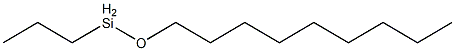 Propyl(nonyloxy)silane Struktur