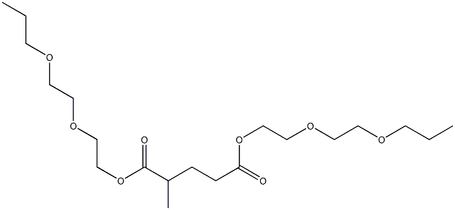 Butane-1,3-dicarboxylic acid bis[2-(2-propoxyethoxy)ethyl] ester Struktur