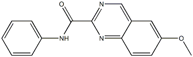 N-Phenyl-6-methoxyquinazoline-2-carboxamide Struktur