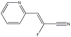 3-(2-Pyridinyl)-2-fluoropropenenitrile Struktur