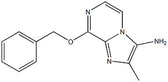 3-Amino-8-benzyloxy-2-methylimidazo[1,2-a]pyrazine Struktur