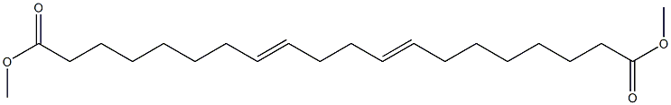 (8E,12E)-8,12-Icosadienedioic acid dimethyl ester Struktur