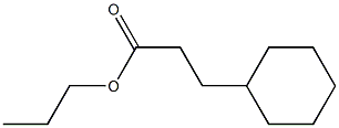 3-Cyclohexylpropionic acid propyl ester Struktur