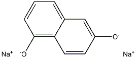 Disodium 1,6-naphthalenediolate Struktur