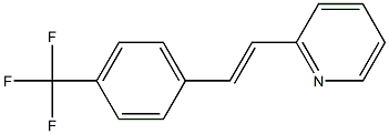 2-(4-(Trifluoromethyl)styryl)pyridine Struktur