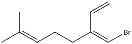 3-[(Z)-Bromomethylene]-7-methyl-1,6-octadiene Struktur