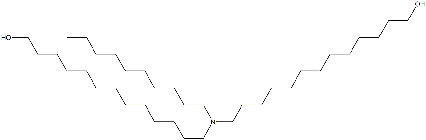 13,13'-(Decylimino)bis(1-tridecanol) Struktur