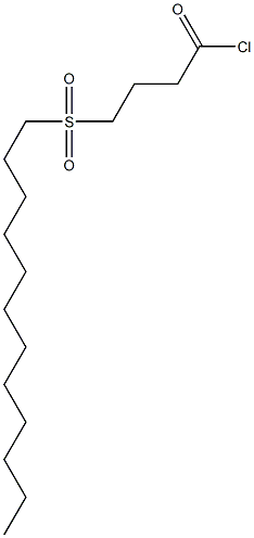 4-[(Dodecyl)sulfonyl]butanoic acid chloride Struktur