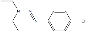 1-(4-Chlorophenyl)-3,3-diethyltriazene Struktur