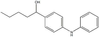 4-(1-Hydroxypentyl)phenylphenylamine Struktur