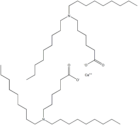 Bis[6-(dinonylamino)hexanoic acid]calcium salt Struktur