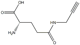 N5-(2-Propynyl)-L-glutamine Struktur