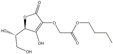 2-O-(Butoxycarbonylmethyl)-L-ascorbic acid Struktur