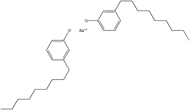 Barium bis(3-nonylphenolate) Struktur