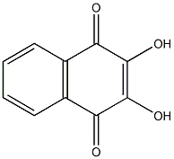 Dihydroxy-1,4-naphthoquinone Struktur