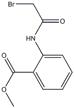 2-[(Bromoacetyl)amino]benzoic acid methyl ester Struktur