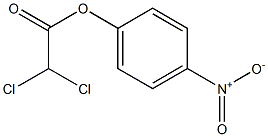 Dichloroacetic acid 4-nitrophenyl ester Struktur