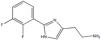 2-[2,3-Difluorophenyl]-1H-imidazole-4-ethanamine Struktur