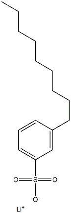 3-Nonylbenzenesulfonic acid lithium salt Struktur