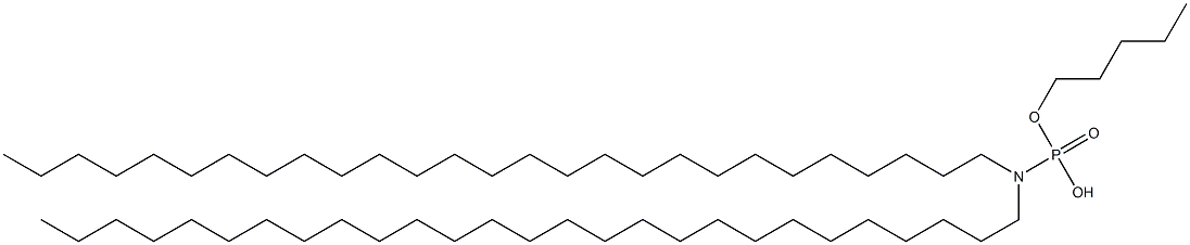 N,N-Diheptacosylamidophosphoric acid hydrogen pentyl ester Struktur