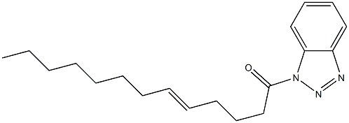 1-(5-Tridecenoyl)-1H-benzotriazole Struktur