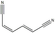 (1Z,3E)-1,3-Butadiene-1,4-dicarbonitrile Struktur