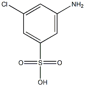 3-Amino-5-chlorobenzenesulfonic acid Struktur