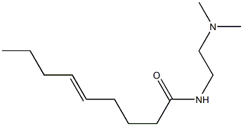 N-[2-(Dimethylamino)ethyl]-5-nonenamide Struktur