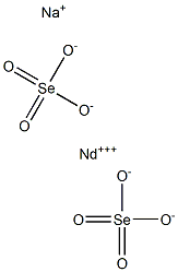 Sodium neodymium selenate Struktur