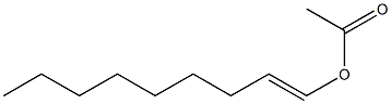 Acetic acid 1-nonenyl ester Struktur