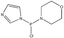 Morpholino(1H-imidazol-1-yl)chlorophosphine Struktur