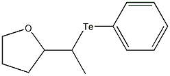 2-(1-Phenyltelluroethyl)tetrahydrofuran Struktur