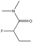 N,N-Dimethyl-2-fluorobutyramide Struktur